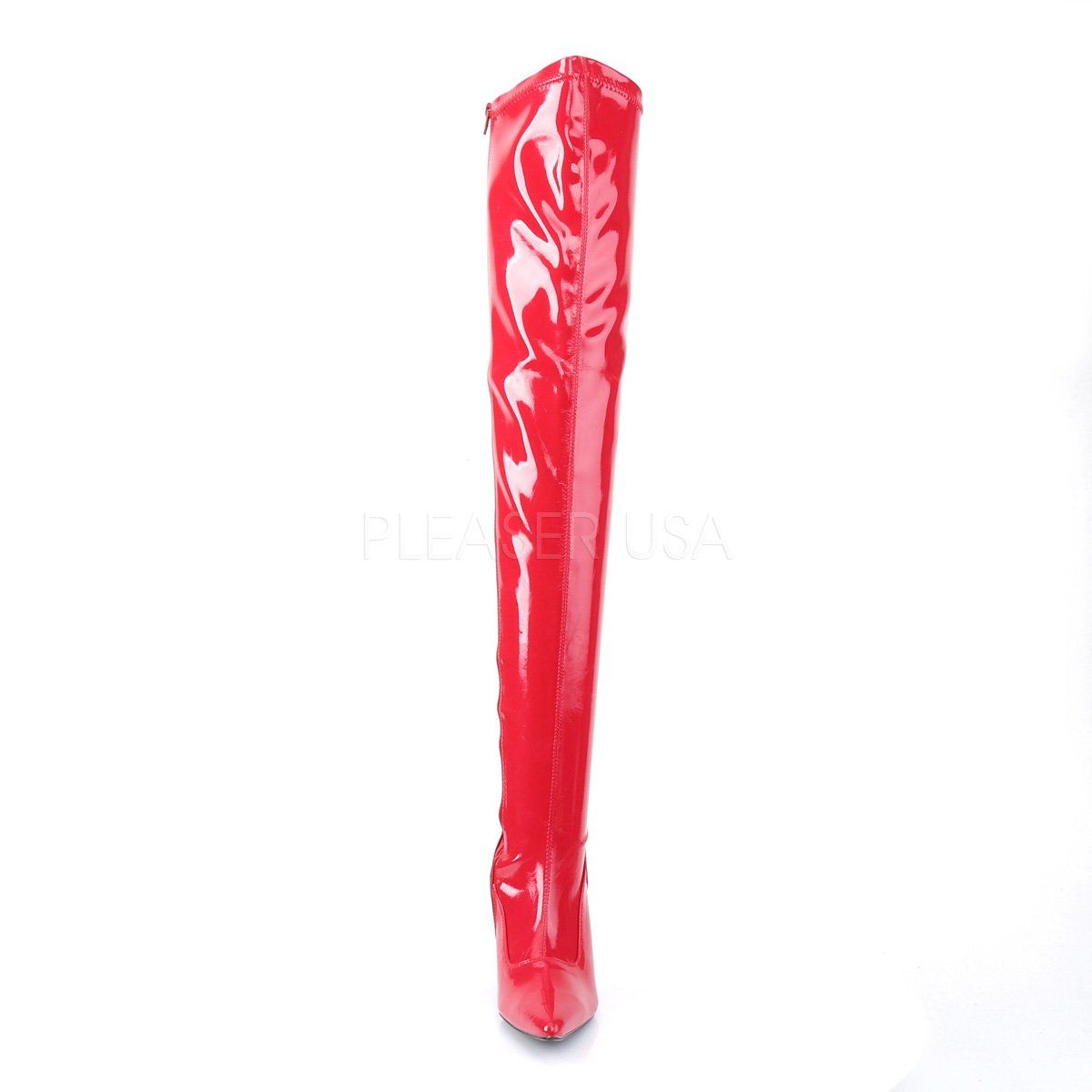 LUST-3000 Red Stretch Patent Funtasma