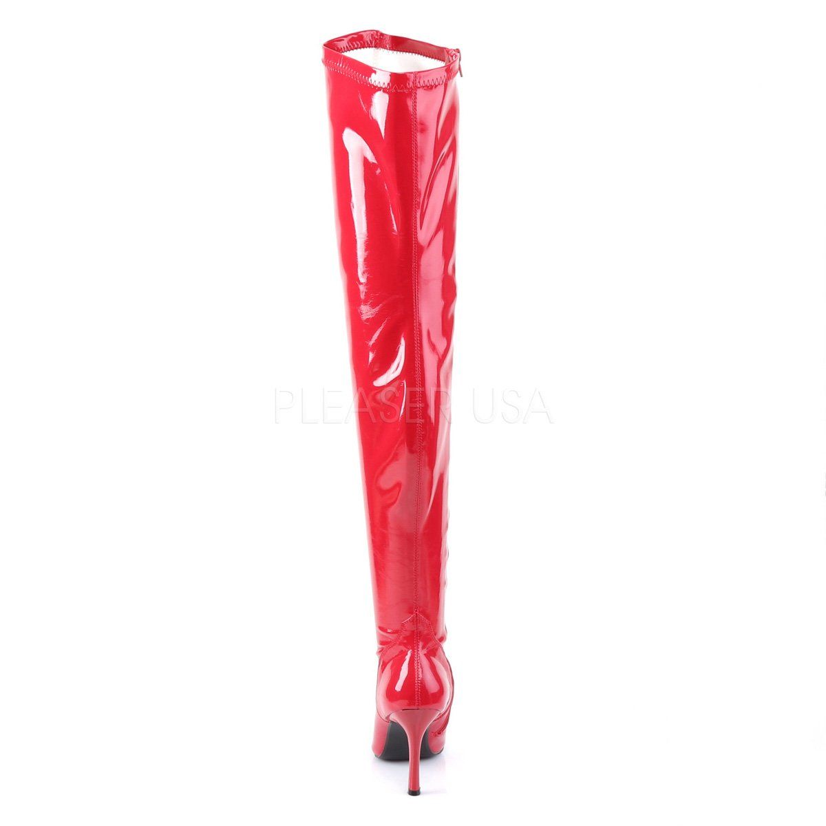 LUST-3000 Red Stretch Patent Funtasma