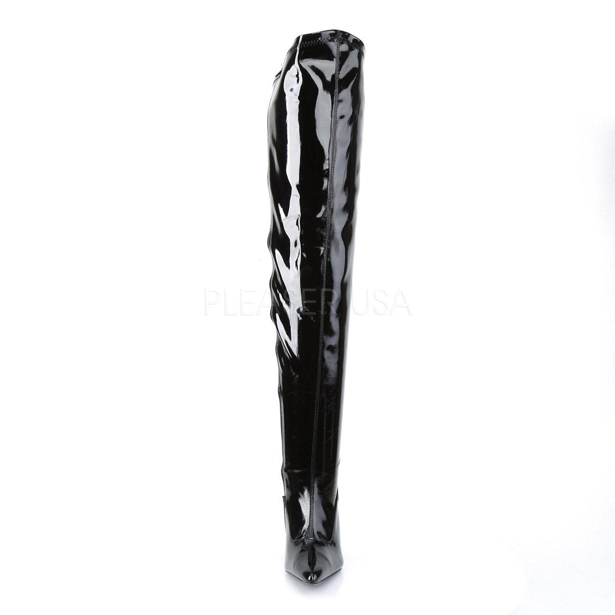 LUST-3000X Black Stretch Patent Funtasma