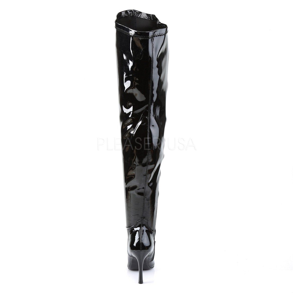 LUST-3000X Black Stretch Patent Funtasma