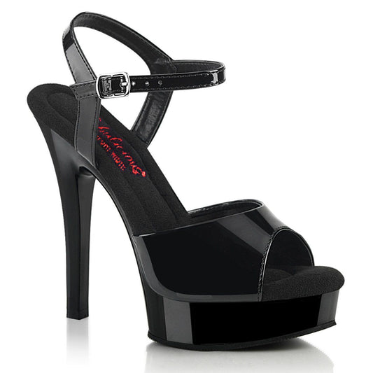 MAJESTY-509 Black Patent/Black Fabulicious