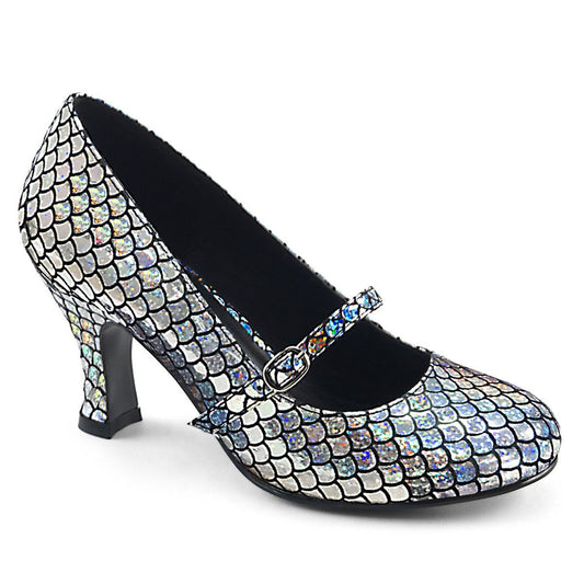 MERMAID-70 Silver Hologram Pu Funtasma
