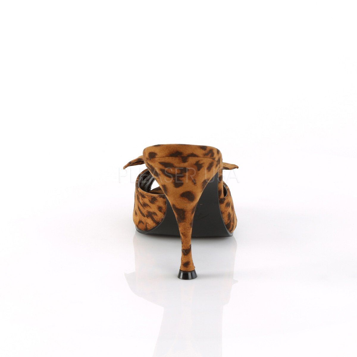MONROE-08 Leopard Print Fabric Pin Up Couture