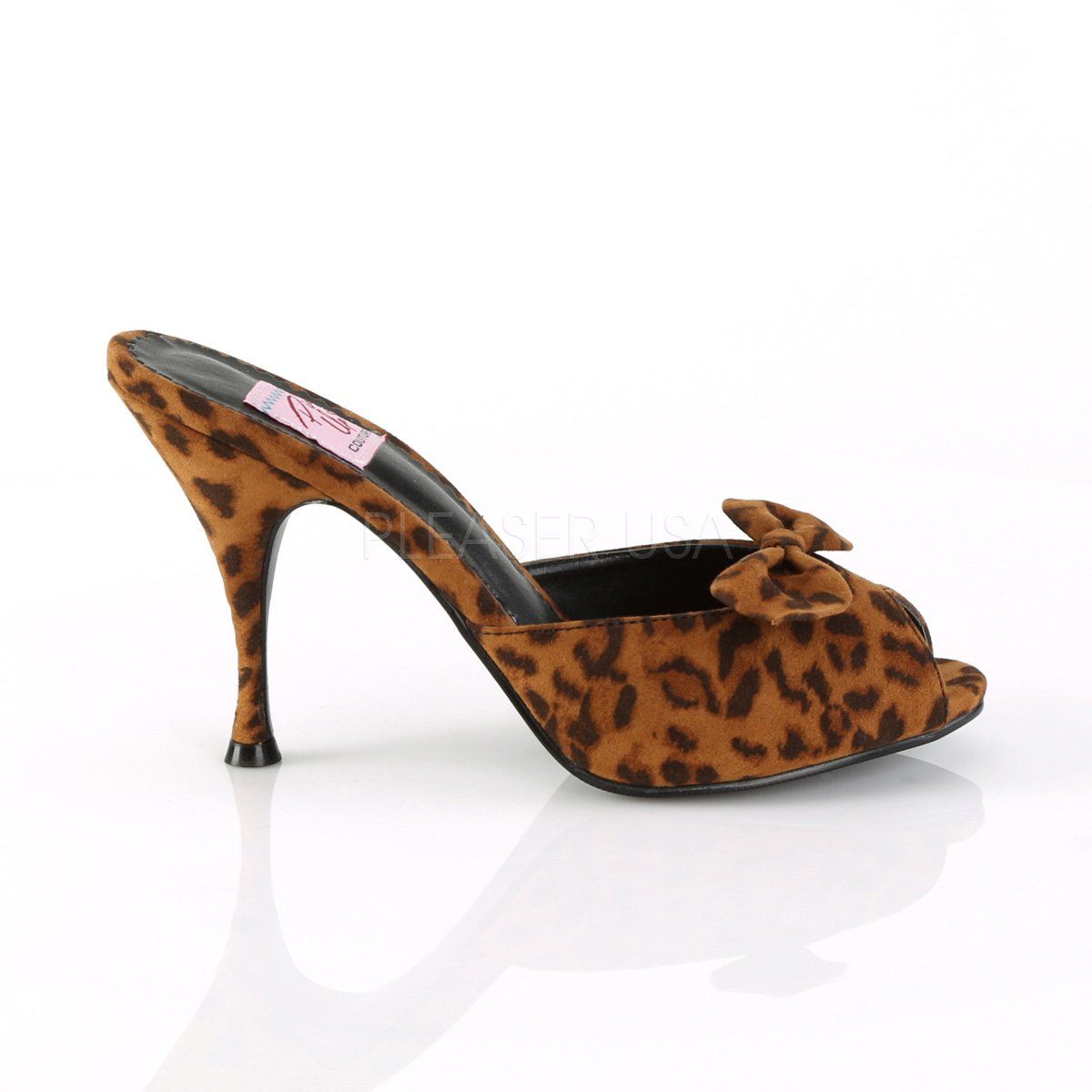 MONROE-08 Leopard Print Fabric Pin Up Couture