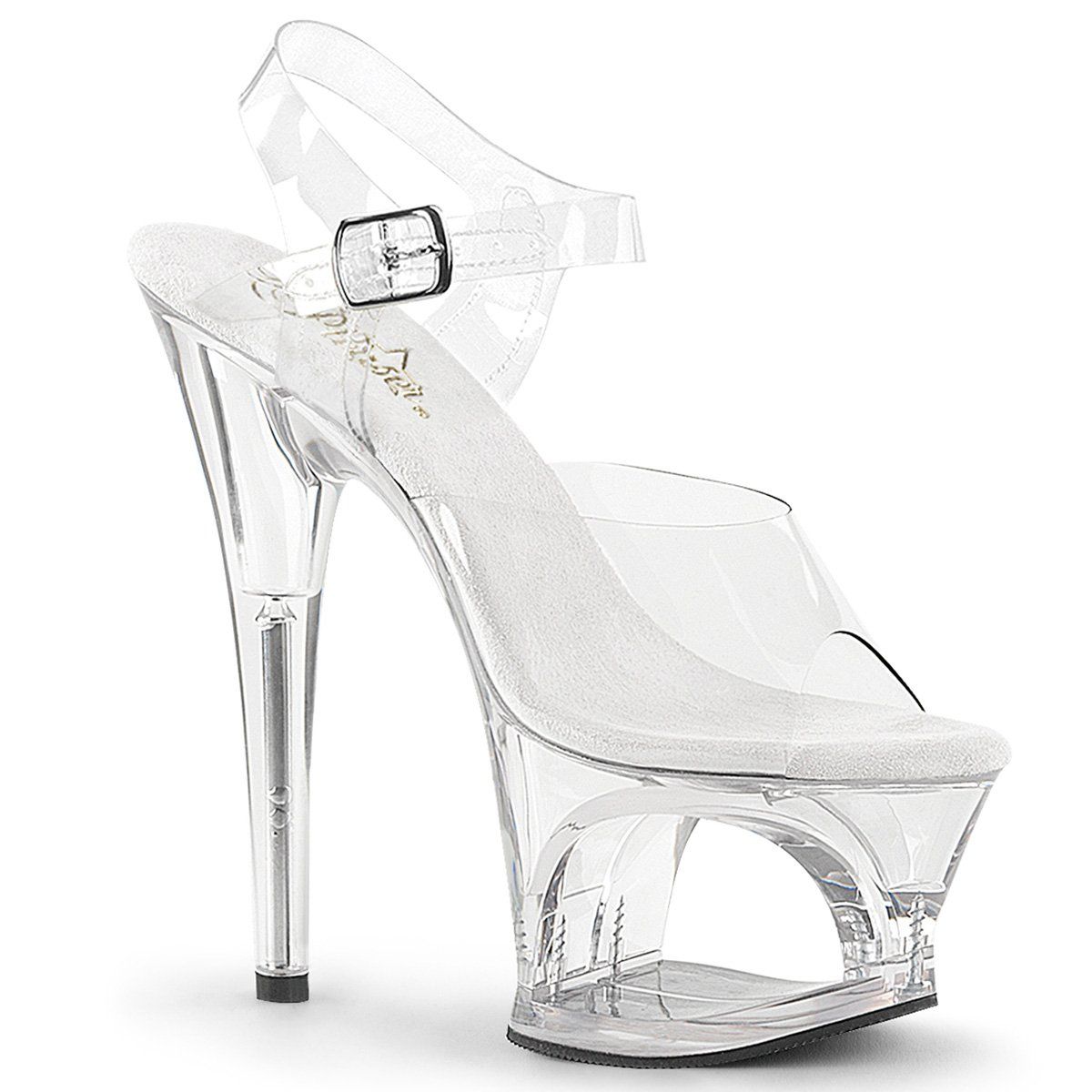MOON-708 Clear Platform Sandal Pleaser