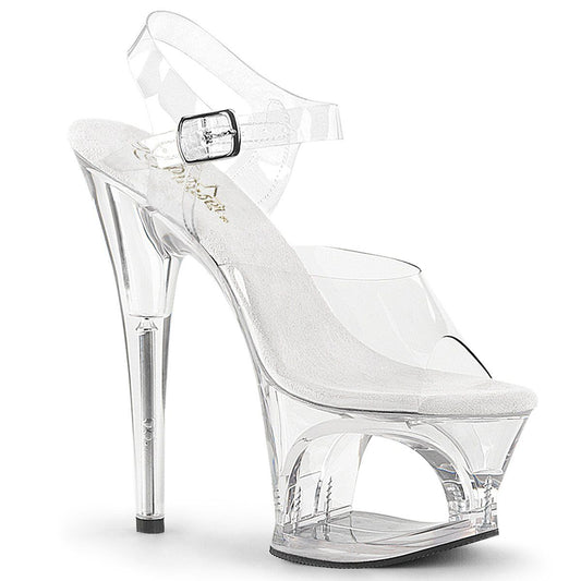 MOON-708 Clear Platform Sandal Pleaser
