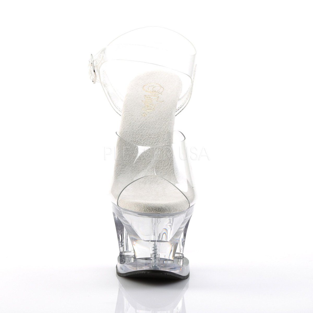 MOON-708 Clear Platform Sandal Pleaser