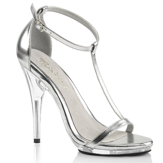 POISE-526 Silver Metallic Pu/Clear Fabulicious