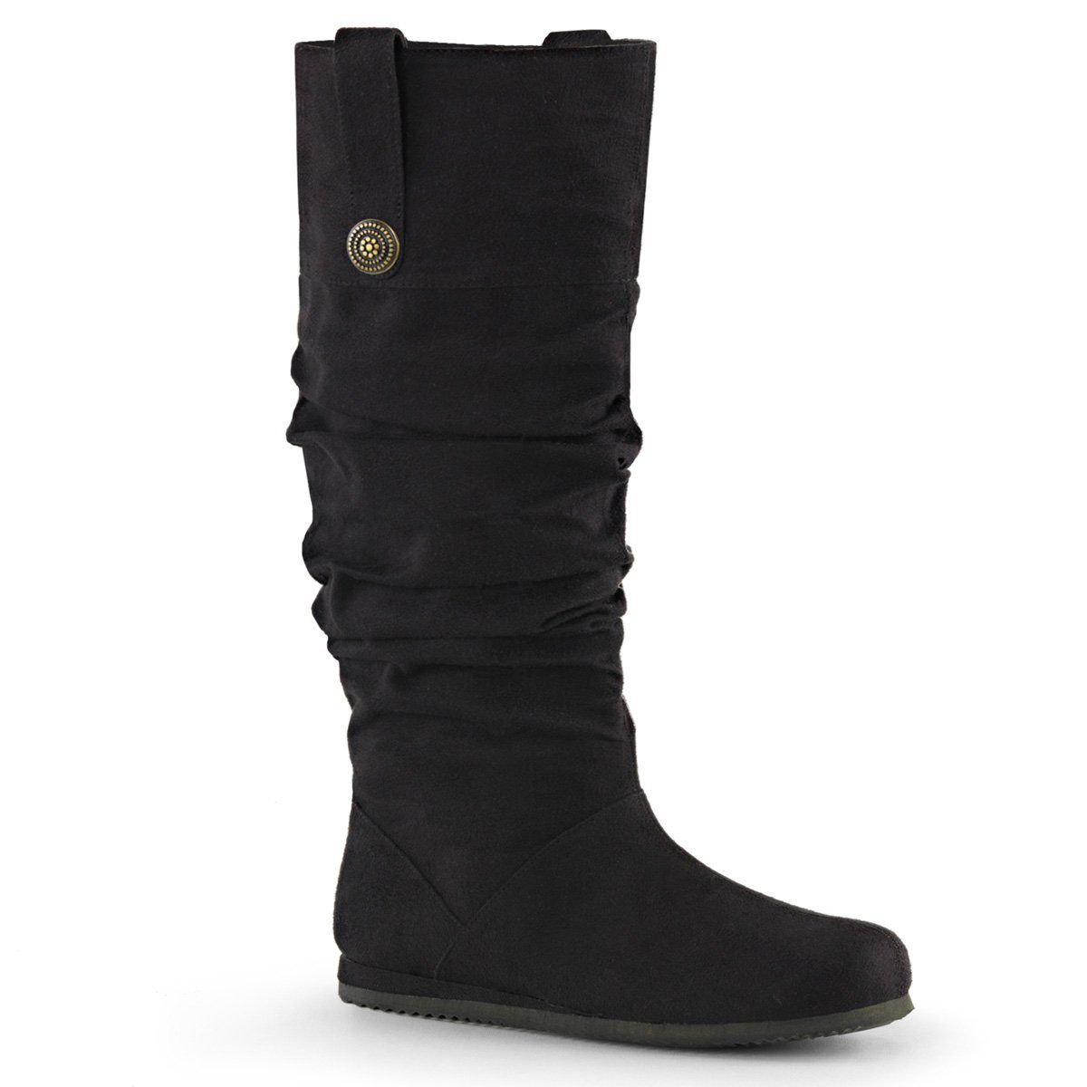 RENAISSANCE-104 Black Microfiber Funtasma