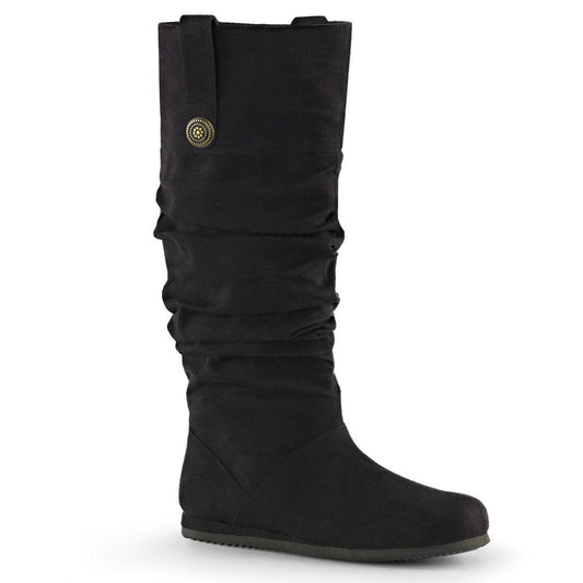RENAISSANCE-104 Black Microfiber Funtasma