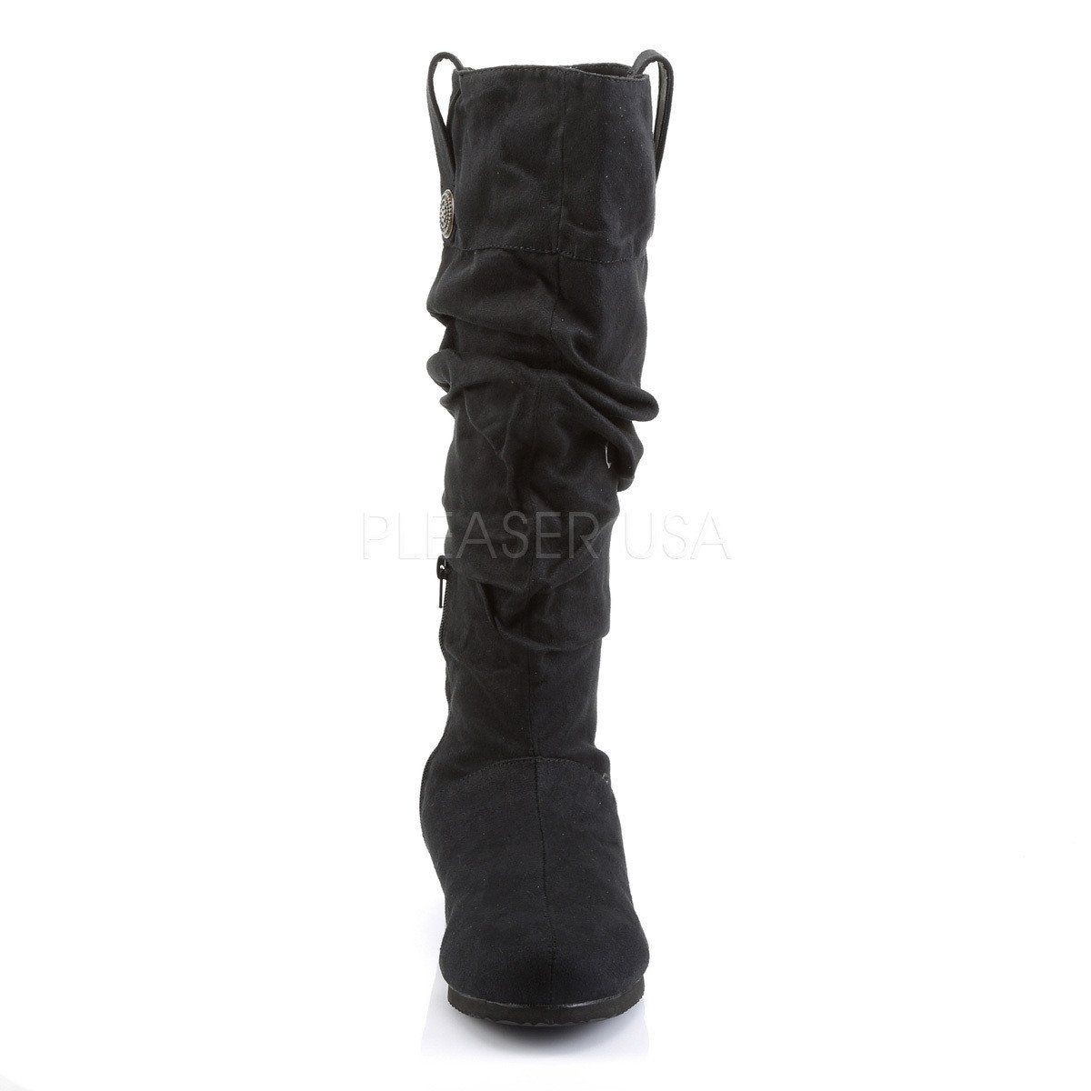 RENAISSANCE-104 Black Microfiber Funtasma