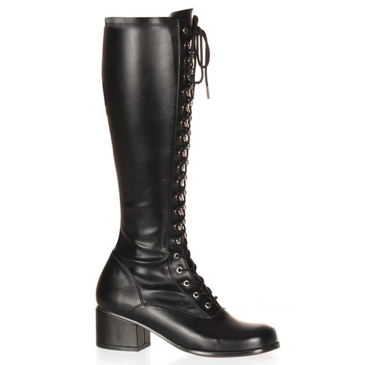 RETRO-302 Black Stretch Pu Funtasma