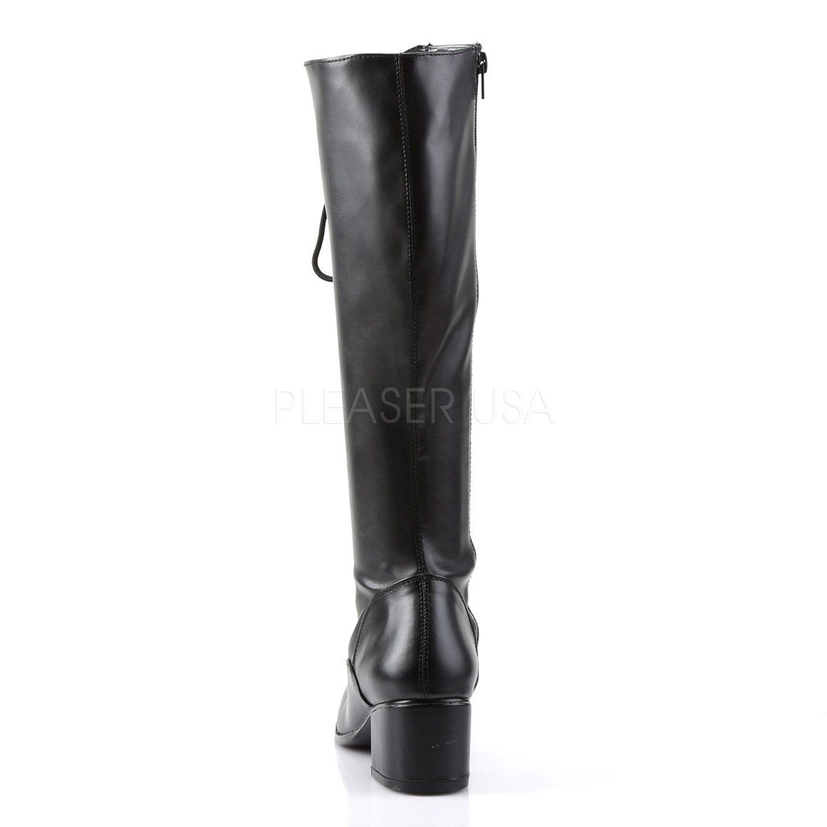RETRO-302 Black Stretch Pu Funtasma