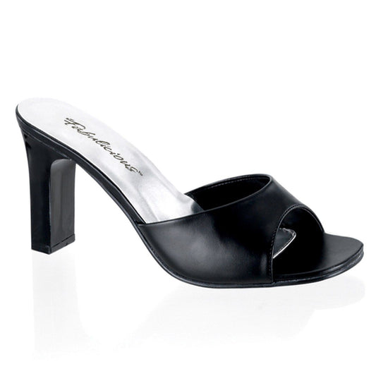 ROMANCE-301-2 Black Pu Fabulicious