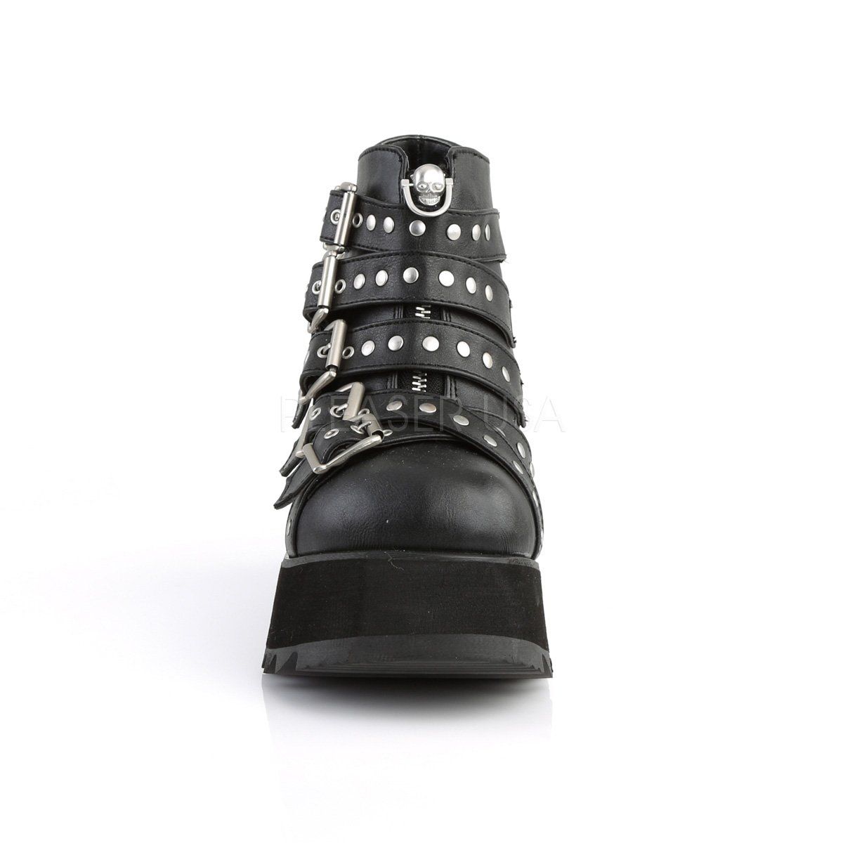 SCENE-30 Black Ankle Boot Demonia