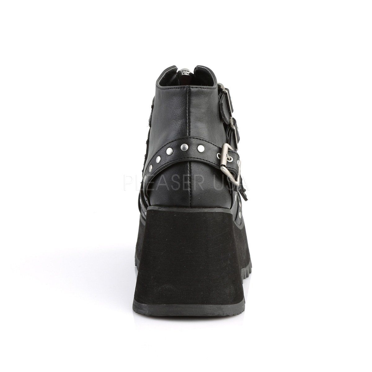 SCENE-30 Black Ankle Boot Demonia