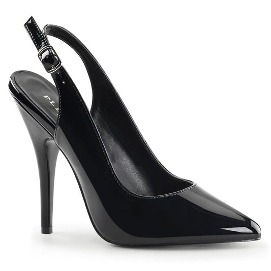 SEDUCE-317 Black Patent Pump Pleaser