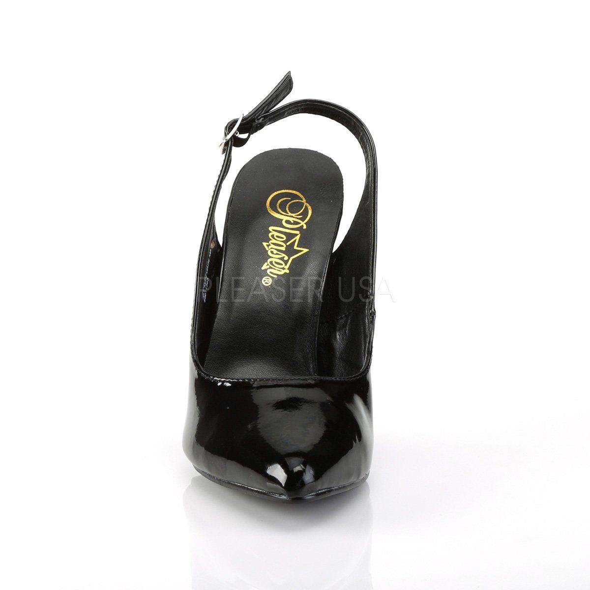 SEDUCE-317 Black Patent Pump Pleaser