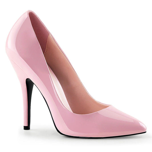 SEDUCE-420 Baby Pink Patent Pump Pleaser