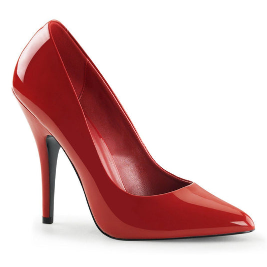 SEDUCE-420 Red Patent Pump Pleaser