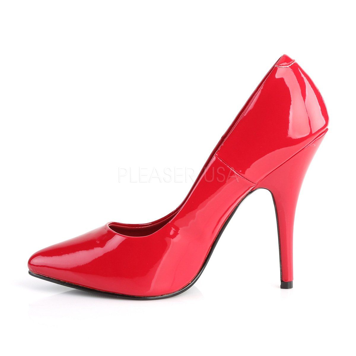 SEDUCE-420 Red Patent Pump Pleaser