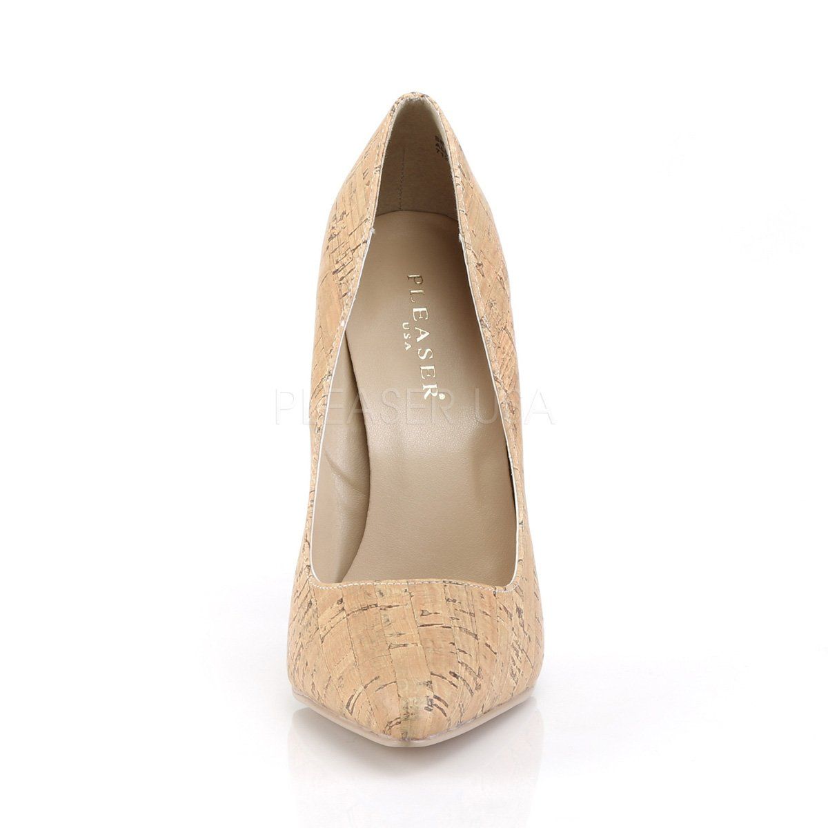 SEXY-20 Cork Faux Leather Pump Pleaser