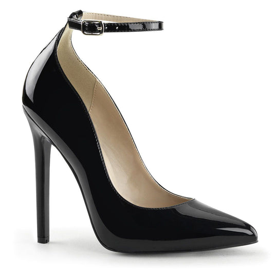 SEXY-23 Black Patent Pump Pleaser