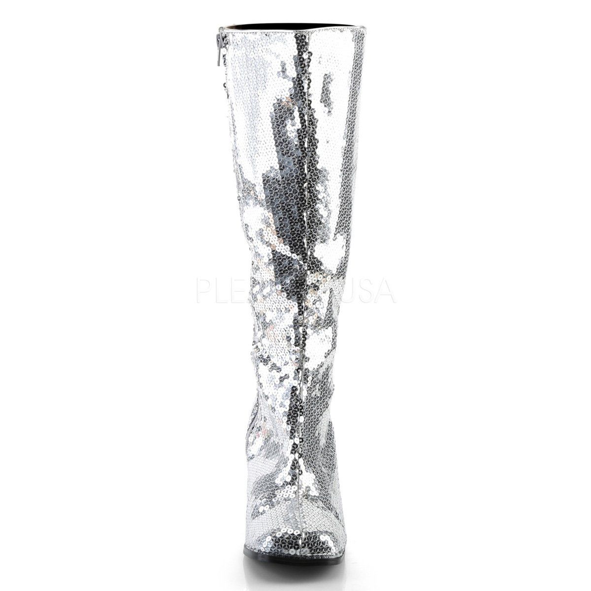 SPECTACUL-300SQ Silver Sequins Bordello