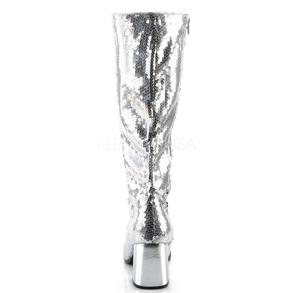 SPECTACUL-300SQ Silver Sequins Bordello