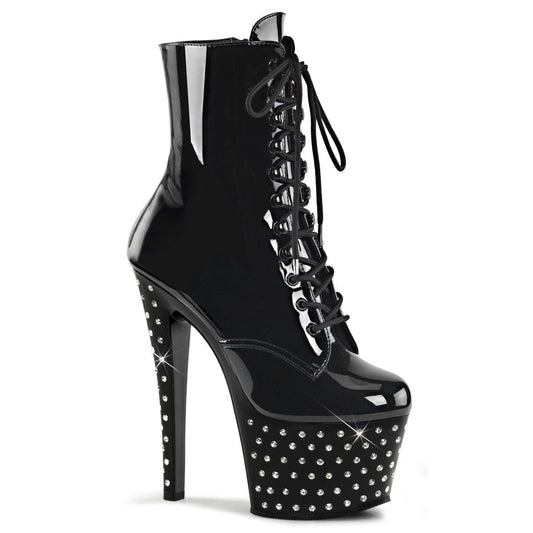 STARDUST-1020-7 Black Ankle Boot Pleaser