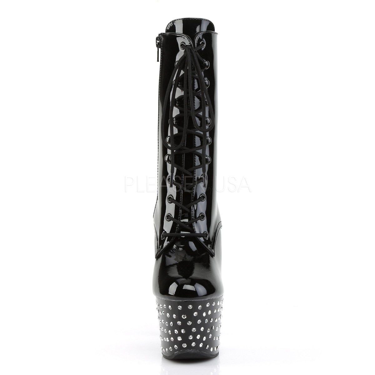 STARDUST-1020-7 Black Ankle Boot Pleaser