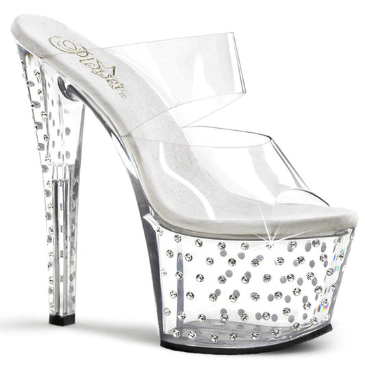 STARDUST-702 Clear Slide Pleaser