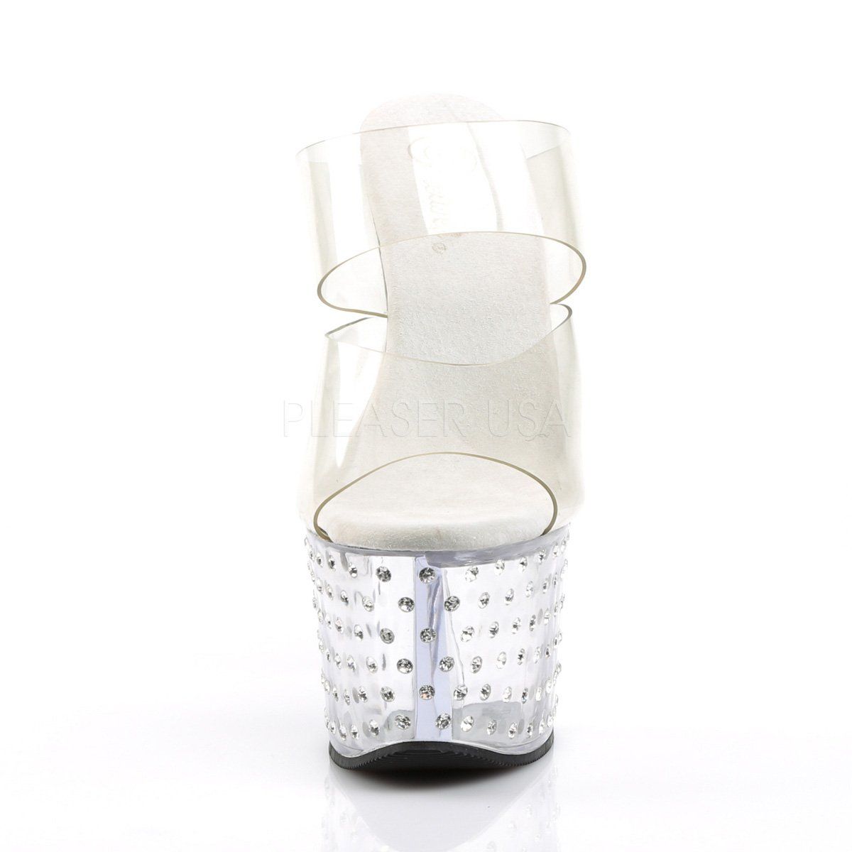 STARDUST-702 Clear Slide Pleaser