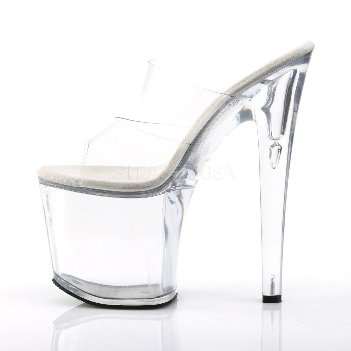 TABOO-702 Clear Slide Pleaser