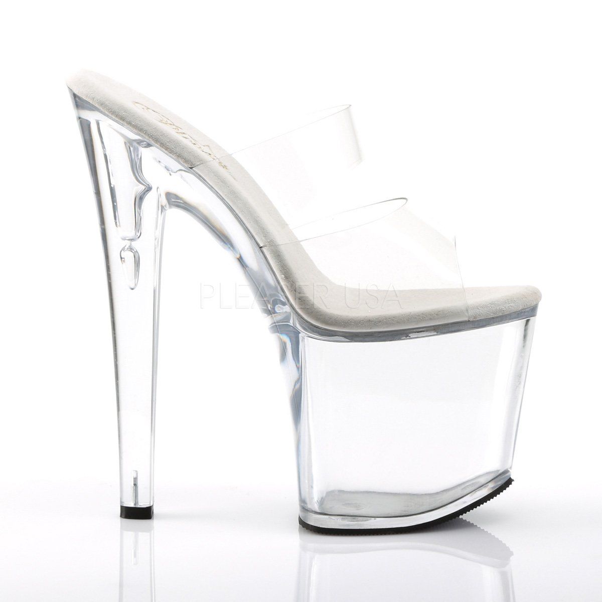 TABOO-702 Clear Slide Pleaser