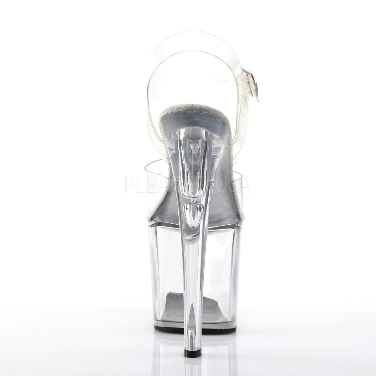 TABOO-708 Clear Platform Sandal Pleaser
