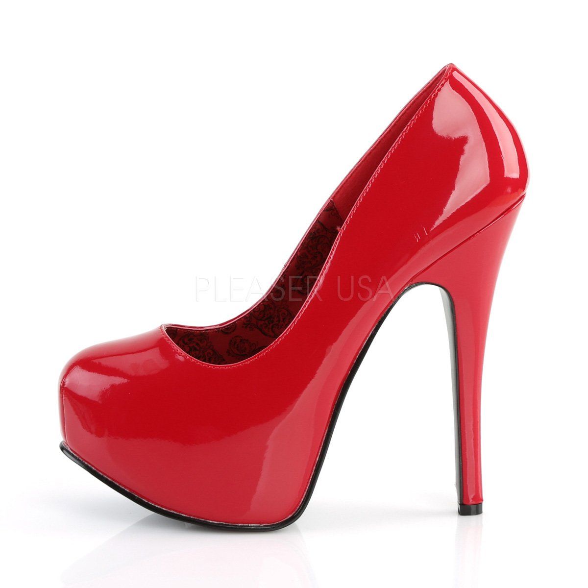 TEEZE-06 Red Patent Bordello