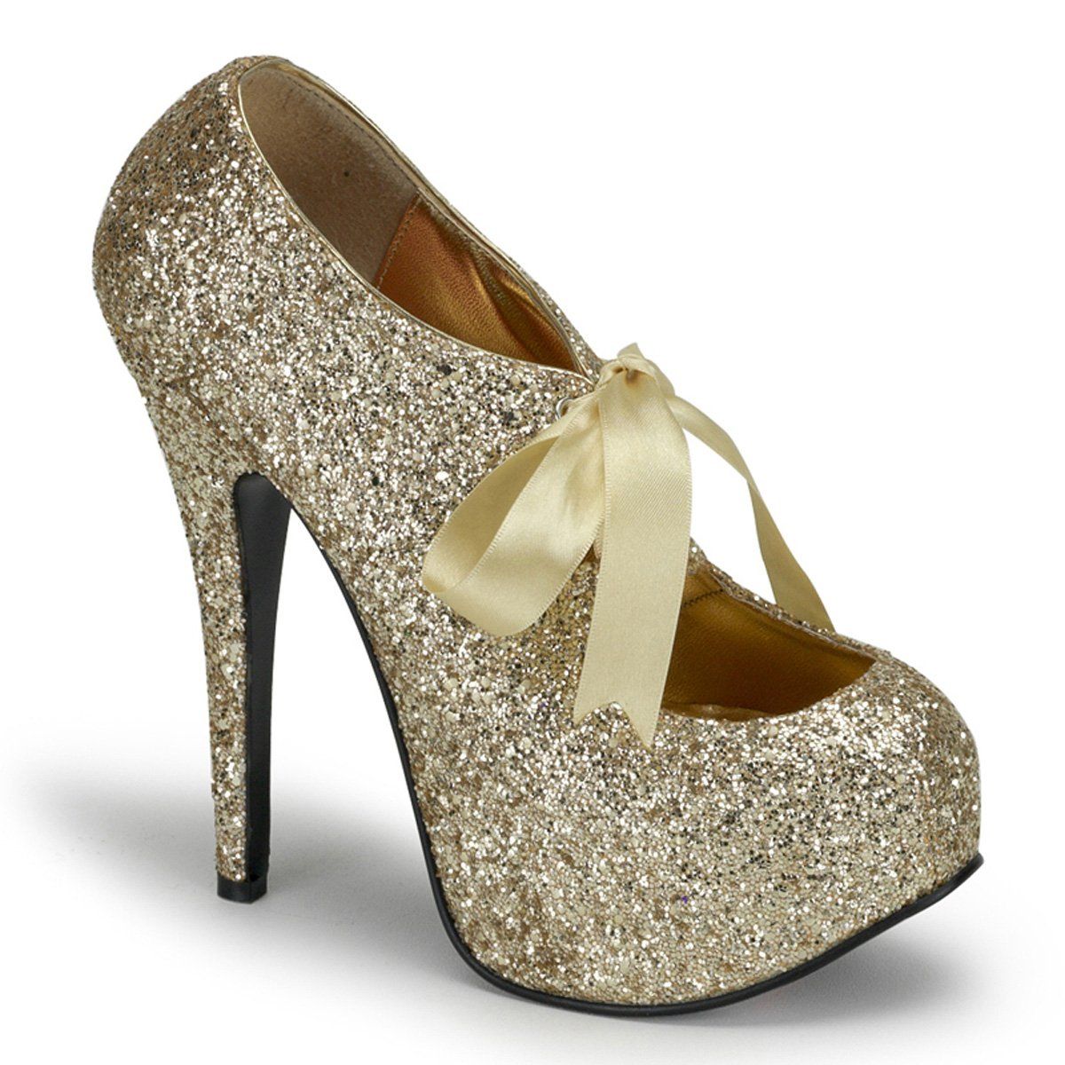 TEEZE-10G Gold Glitter Bordello