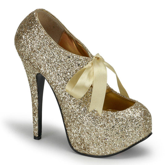 TEEZE-10G Gold Glitter Bordello