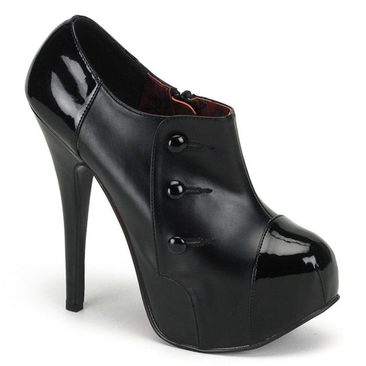 TEEZE-20 Black Pu-Black Patent Bordello