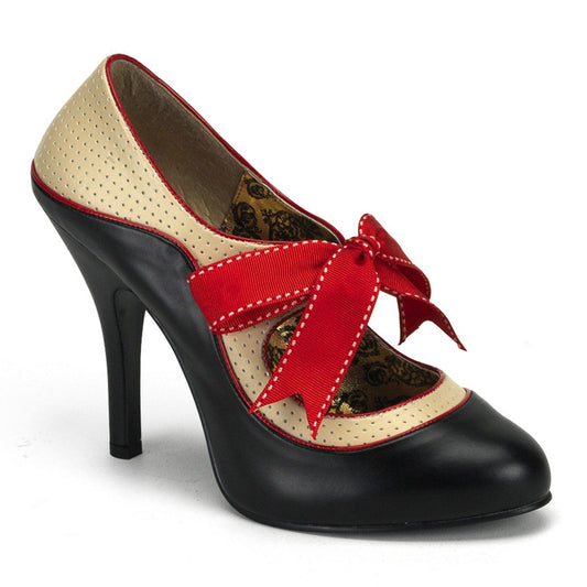 TEMPT-27 Black-Cream Pu Bordello