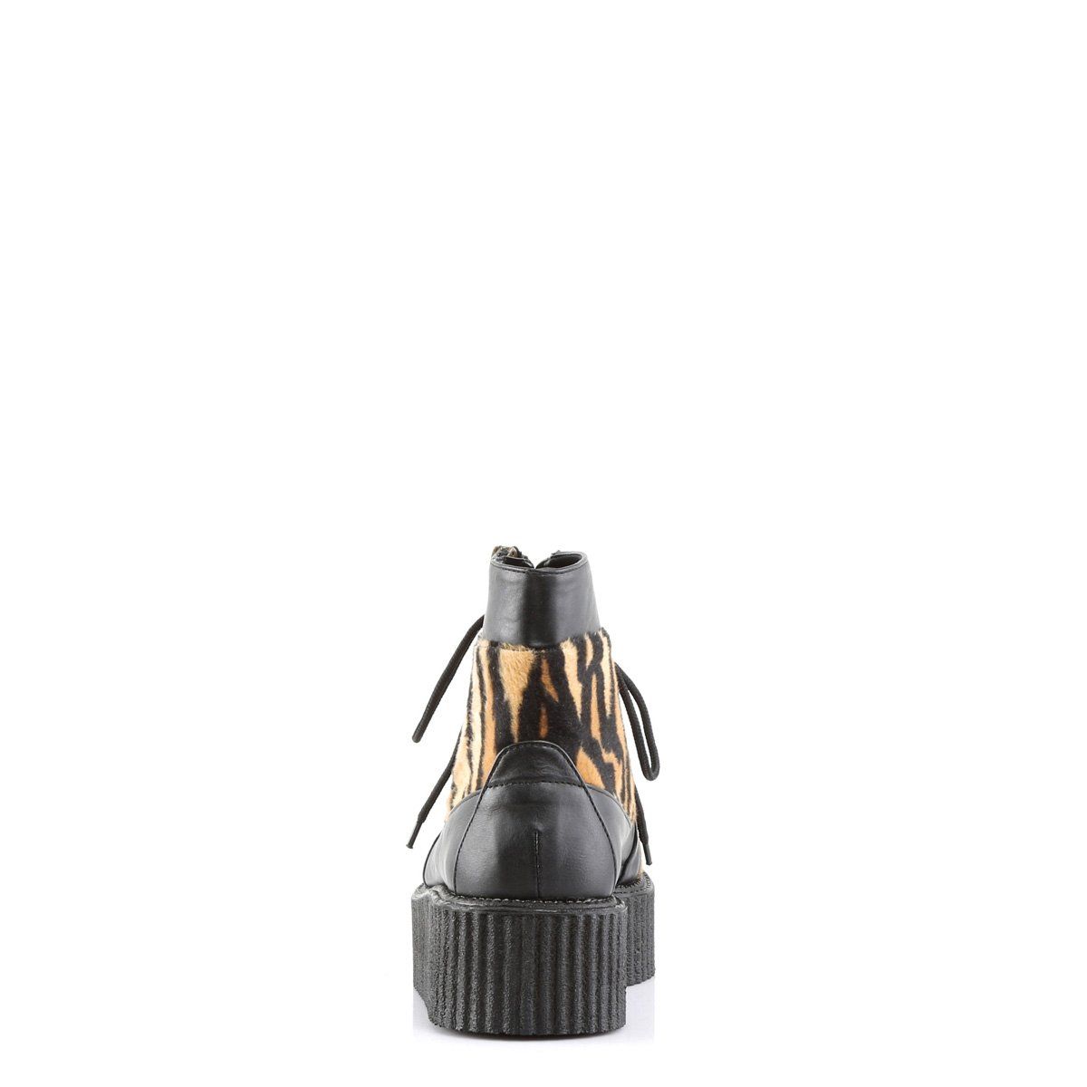 V-CREEPER-571 Black Vegan Leather Ankle Boot Demonia