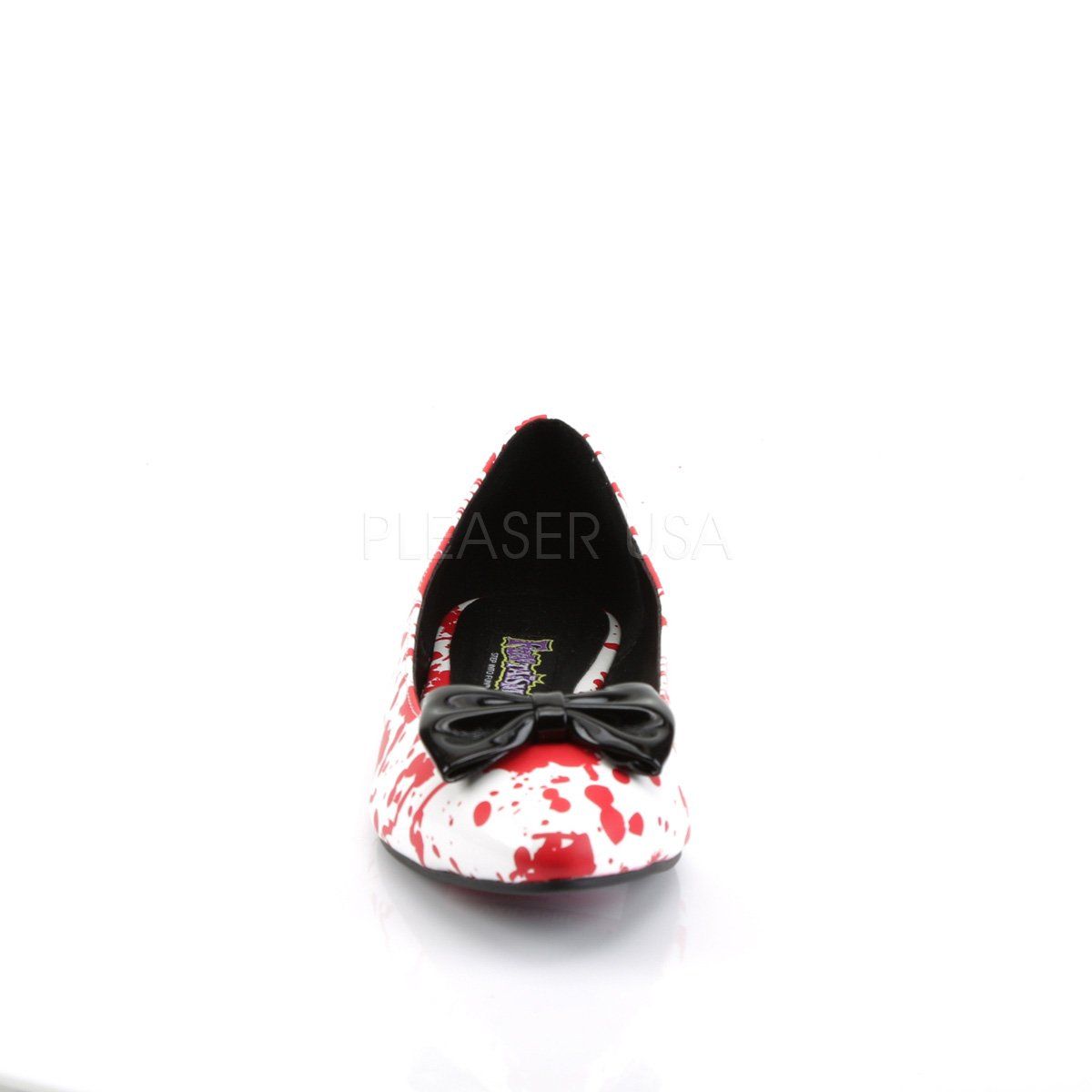 VAIL-20BL White Patent-Red Funtasma