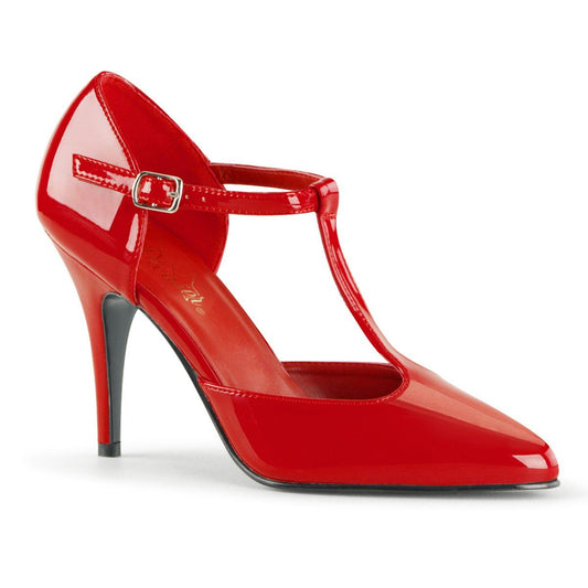 VANITY-415 Red Patent Pump Pleaser