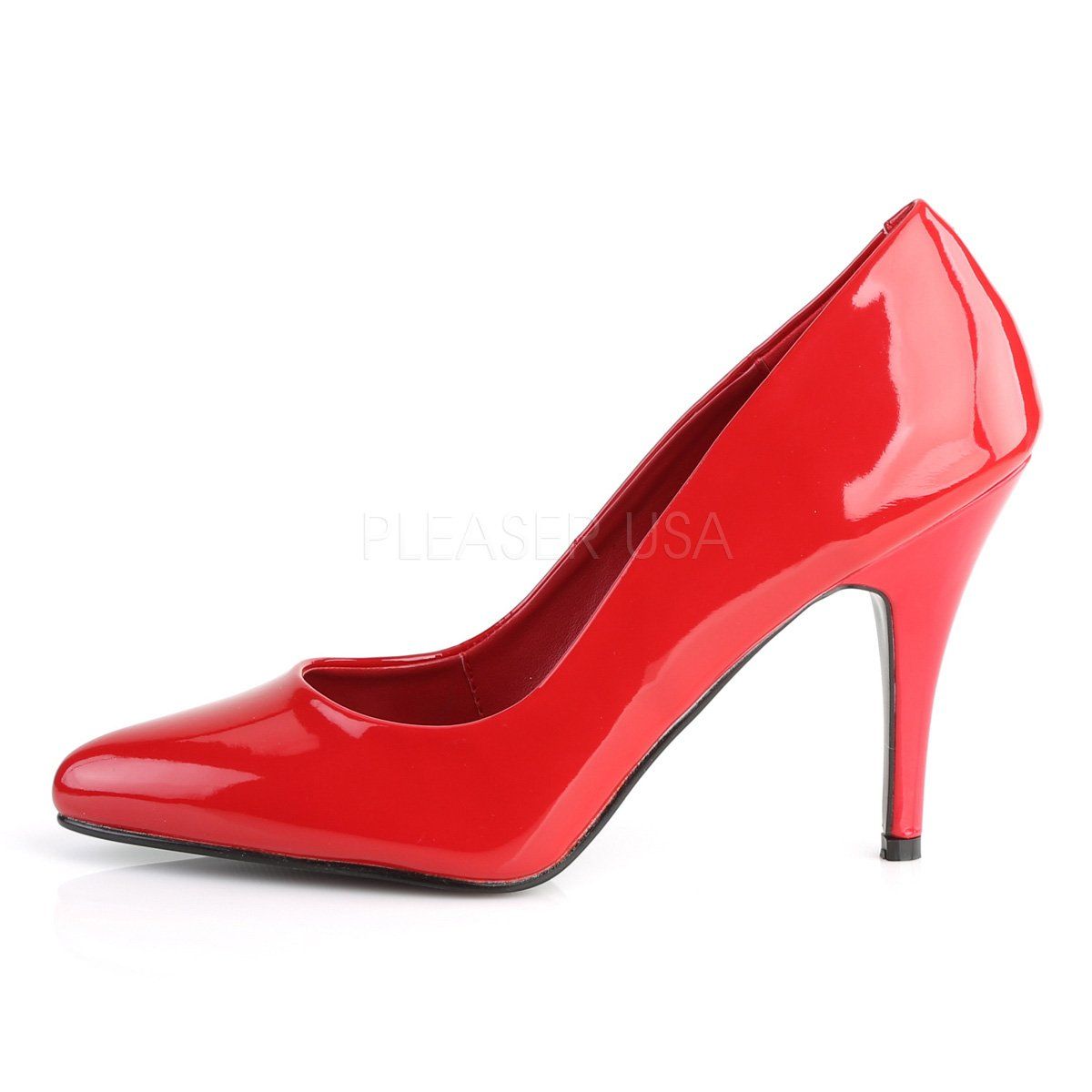 VANITY-420 Red Patent Pump Pleaser