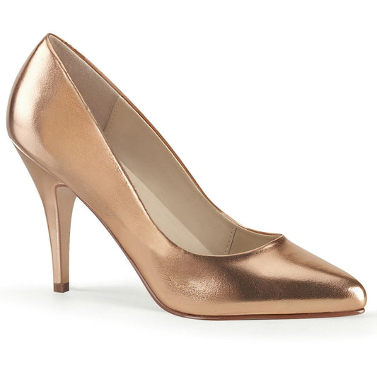 VANITY-420 Rose Gold Metallic Pu Pump Pleaser