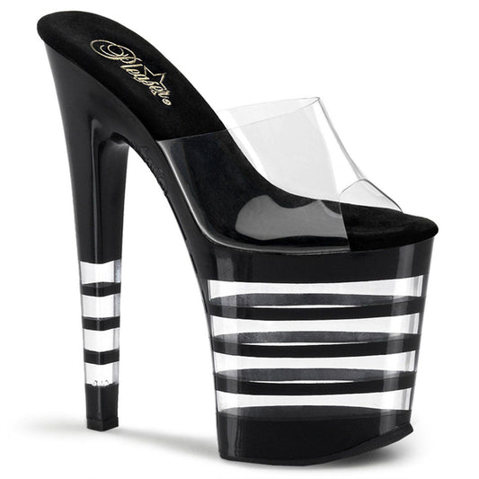 XTREME-801LN Clear/Black Slide Pleaser