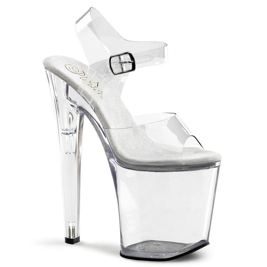 XTREME-808 Clear Platform Sandal Pleaser