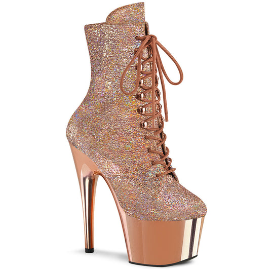 ADORE-1020HM Rose Gold Holo Metallic Pu/Rose Gold Chrome