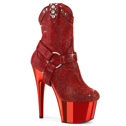ADORE-1029CHRS Red Rhinestones/Red Chrome
